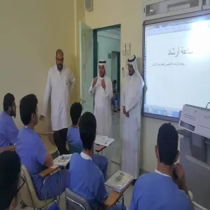 عميد الكلية يشهد برنامج أسبوع الإرشاد الأكاديمي تحت شعار (ساعه إرشاد).
