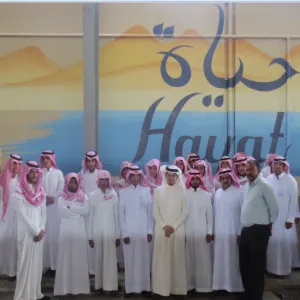 the College had organized an preliminary visit to the factory headquarters of the water company in zulfi AlHayat
