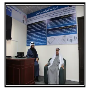 رئيس مجلس العالم الإسلامي للاعاقة والتأهيل يزور إدارة الخدمات بالجامعة