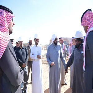HE Vice Rector Makes A Spotting Visit To The Construction Projects At Zulfi Campus