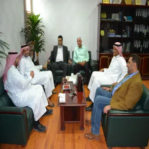 الكلية تستقبل فريق متابعة تنفيذ الخطة الاستراتيجية للجامعة