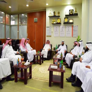 Delegation from the Deanship of Scientific Research in a visit to the Faculty of Education in Zulfi