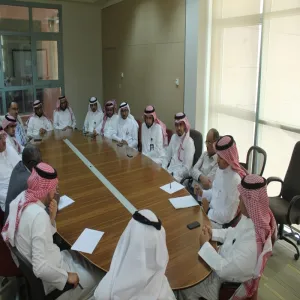 Delegation from the Deanship of Scientific Research in a visit to the Faculty of Medicine