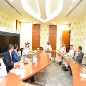 Delegation of the Deanship of Scientific Research in a visit to the College of Computer Science and Information