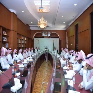 HE The Vice Rector and Dean of E-Learning Held a Meeting with the Employees of the Deanship of E-learning and Distance Learning