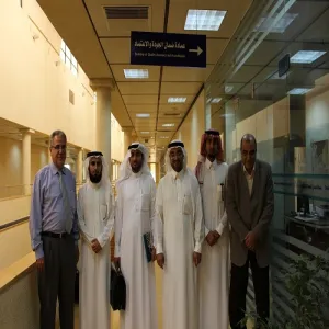 A delegation of Quality and Development Skills has a look at the experience of Qaseem University in Quality Assurance and Academic Accreditation