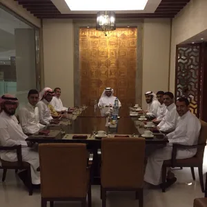 سعادة العميد يشارك الطلاب ضمن الأنشطة الطلابية