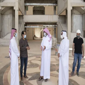 وكيل الجامعة يتفقد مراحل العمل في مشروع المباني العاجلة بالمجمعة