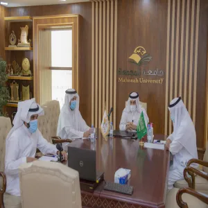 معالي رئيس الجامعة يلتقي ( عن بُعد ) بالطلبة المستجدين
