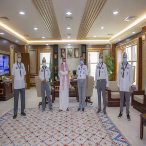 معالي رئيس الجامعة يستقبل نائب رئيس جمعية الكشافة العربية السعودية
