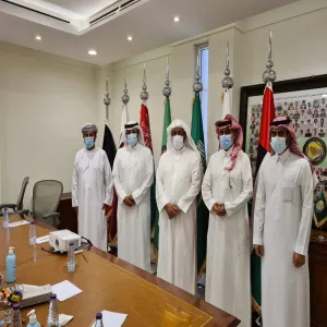 وكيل الجامعة يعقد اجتماعاً مع أمانة مجلس التعاون الخليجي العربي
