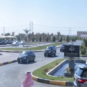 تم خلالها توقيع مذكرة تفاهم :  رئيس جامعة الجوف يزور الجامعة