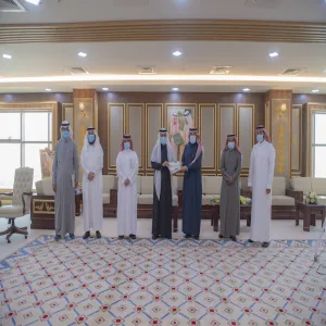قيادات كلية التربية يستعرضون عدد من المبادرات النوعية والمجتمعية