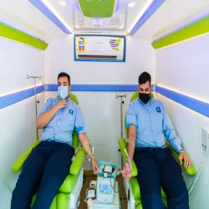BLOOD DONATION CAMPAIGN AT ARAMCO REFINERY IN RIYADH