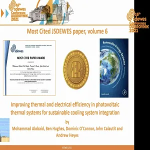 Dr. Al-Obaid wins most cited paper award at a conference