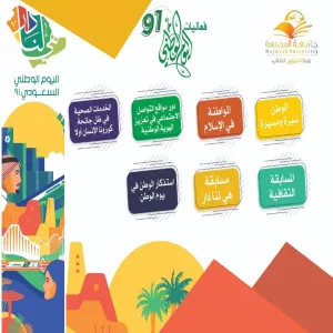 Deanship of Student Affairs concludes the activities on national day 91
