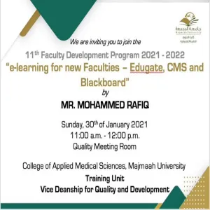 Eleventh course for the development of faculty members