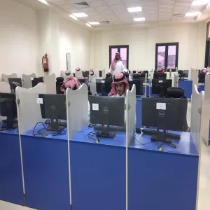 The Dean of the College inspects progress of e-exams