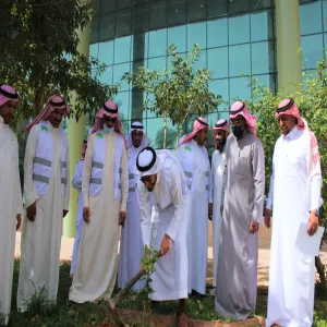 The college participates in the afforestation campaign "Let's make it green"