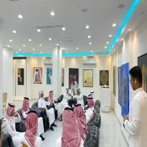 MU'S STUDENTS VISIT SAUDI ART ASSOCIATION