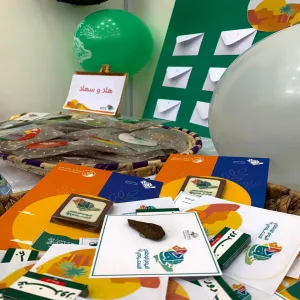 Participation of Library of the College of Sciences and Humanities in Ramah in celebration of the Saudi National Day (92)