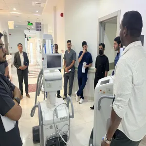 Students of the Department of Biomedical Equipment Technology visit Tumayer Public Hospital