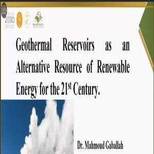 Physics Department holds a workshop entitled: "Geothermal Energy as an Alternative Source of Renewable Energy in 21st Century"