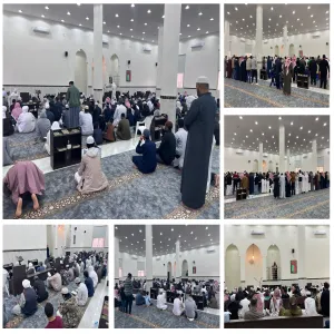 Rain seeking prayer held at the housing in Zulfi