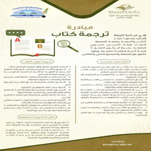 Center for Publishing and Translation to translate and publish books