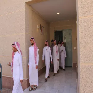 الإدارة العامة للصحة المهنية والبيئة تُنفذ فرضية إخلاء لمبنى كلية العلوم والدراسات الإنسانية بحوطة سدير