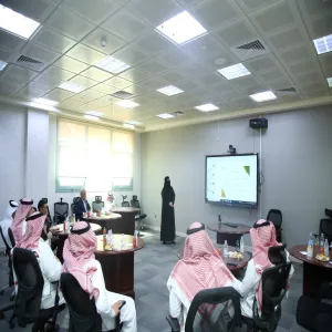 A meeting held with the Deanship of Quality and Skills Development