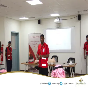 Community Service and Continuing Education Unit conducts a course on first aid