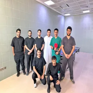 الكلية تقيم بطولة تنس الطاولة للطلاب والطالبات