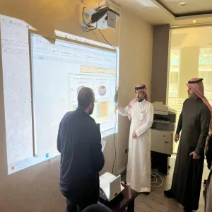 The CEO inspects the progress of final exams at the college