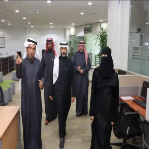 The Vice-Rector on an inspection tour to the the General Administration of Libraries and Knowledge Resources