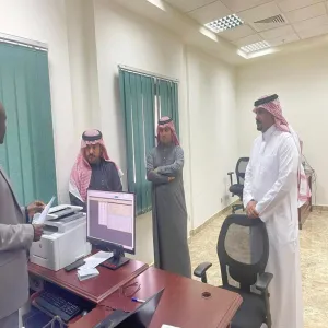 The College's CEO on tour of inspection to Remah branch