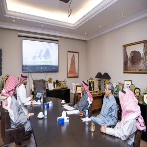 MU VICE-RECTOR ON A VISIT TO IBRAHIM AL-SULTAN CHARITABLE FOUNDATION