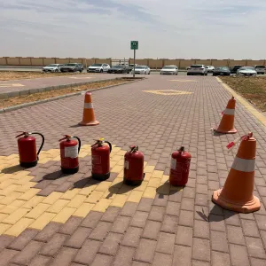 The Safety Department conducts fire drills