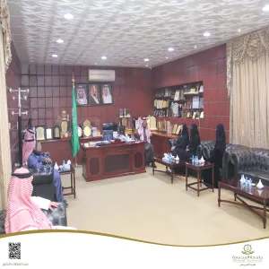 A delegation from the College of Nursing visits the Head of Hawtat Sudair Center