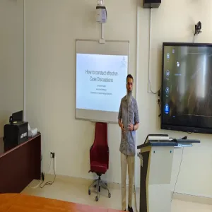 The College conducts a workshop to improve faculty members' skills