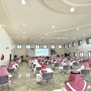 A meeting with new students held by Applied College in Remah