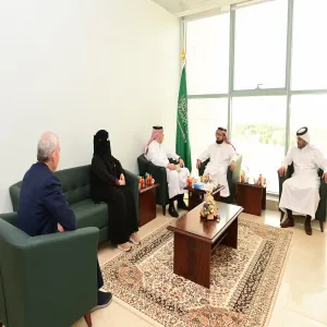 The Deanship welcomes a member of the final mock visit team to renew the institutional accreditation