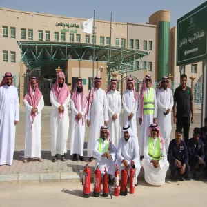 The College of Sharia and Law conducts a training on how to use of safety measures in the college
