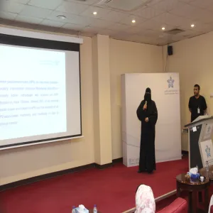 A delegation from the College of Nursing participates in the Scientific Research Day Forum