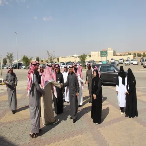 The Vice-Rector for Postgraduate Studies and Scientific Research on an inspection visit to the College of Nursing