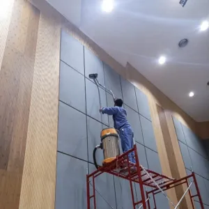 The General Administration of Projects, Operations and Maintenance, renovates the university auditorium