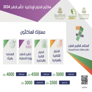 Majmaah University Launches the 7th Student Forum with the 2034 World Cup Innovative Solutions Hackathon