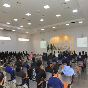 The Supervisor of the First Year at the College of Nursing meets students