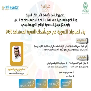 CIFAL Saudi Arabia concludes the Second Edition of the Training Program: "Building Development Initiatives in Light of the Sustainable Development Goals 2030"