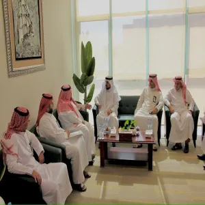 The Director of Services visits the Applied College